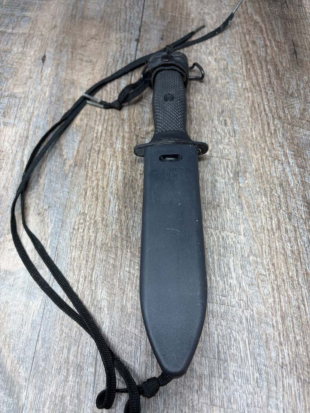 US Navy seal knife MK 3 MOD 0 USN LSA SP-13 Combat Knife with Sheath leg straps